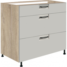 Szafka dolna stojąca 3 szuflady 80 cm FL-22D FAVORIT LATTE Podstawowe