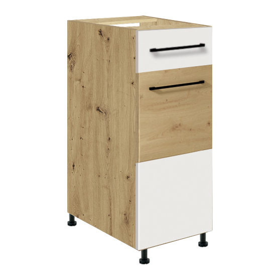 Szafka dolna stojąca 1 szuflada 1 drzwi 30 cm IW-1D INFINITY WHITE Podstawowe