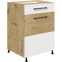 Szafka dolna stojąca 1 szuflada 1 drzwi 50 cm IW-4D INFINITY WHITE Podstawowe