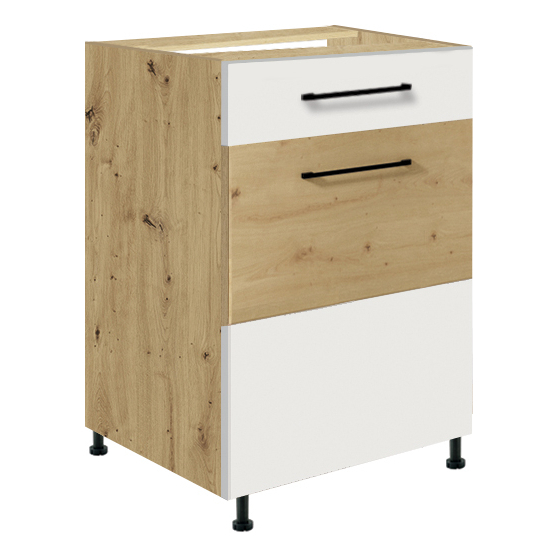 Szafka dolna stojąca 1 szuflada 1 drzwi 50 cm IW-4D INFINITY WHITE Podstawowe