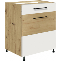 Szafka dolna stojąca 1 szuflada 1 drzwi 60 cm IW-5D INFINITY WHITE Podstawowe