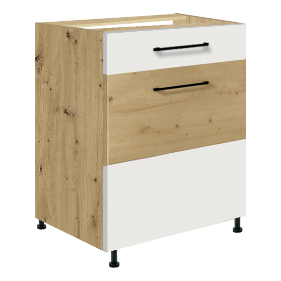 Szafka dolna stojąca 1 szuflada 1 drzwi 60 cm IW-5D INFINITY WHITE Podstawowe