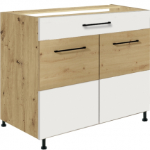 Szafka dolna stojąca 1 szuflada 1 drzwi 90 cm IW-7D INFINITY WHITE Podstawowe