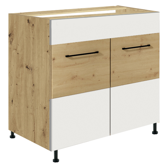 Szafka pod zlewozmywak 2 drzwi 80 cm IW-12D INFINITY WHITE Podstawowe