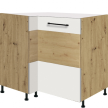 Szafka dolna stojąca narożna 1 drzwi Prawa 14D INFINITY WHITE Podstawowe