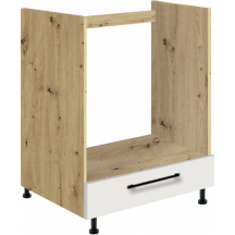 Szafka dolna stojąca pod zabudowę piekarnika 17D INFINITY WHITE Podstawowe