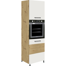 Szafka dolna wysoka słupek pod zabudowę piekarnika 60 cm 20D INFINITY WHITE Podstawowe