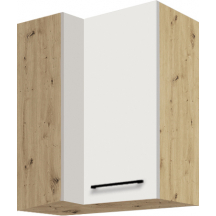 Szafka górna wisząca narożna 1 drzwi Prawa 45G INFINITY WHITE Podstawowe