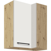 Szafka górna wisząca narożna 1 drzwi Lewa 44G INFINITY WHITE Podstawowe