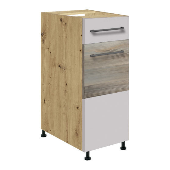 Szafka dolna stojąca 1 szuflada 1 drzwi 30 cm IL-1D INFINITY LATTE Podstawowe