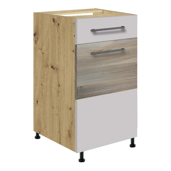 Szafka dolna stojąca 1 szuflada 1 drzwi 40 cm IL-2D INFINITY LATTE Podstawowe