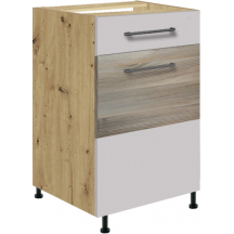 Szafka dolna stojąca 1 szuflada 1 drzwi 45 cm IL-3D INFINITY LATTE Podstawowe