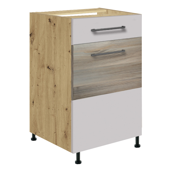 Szafka dolna stojąca 1 szuflada 1 drzwi 45 cm IL-3D INFINITY LATTE Podstawowe