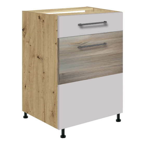 Szafka dolna stojąca 1 szuflada 1 drzwi 50 cm IL-4D INFINITY LATTE Podstawowe