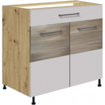 Szafka dolna stojąca 1 szuflada 1 drzwi 80 cm IL-6D INFINITY LATTE Podstawowe