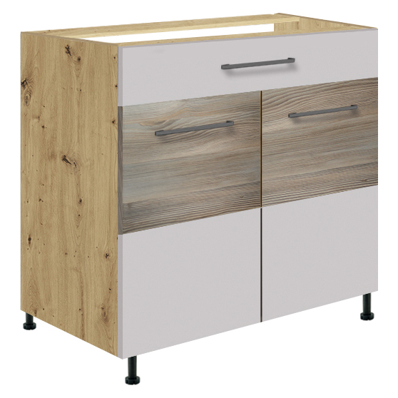 Szafka dolna stojąca 1 szuflada 1 drzwi 80 cm IL-6D INFINITY LATTE Podstawowe