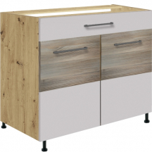 Szafka dolna stojąca 1 szuflada 1 drzwi 90 cm IL-7D INFINITY LATTE Podstawowe