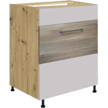 Szafka pod zlewozmywak 1 drzwi 60 cm IL-11D INFINITY LATTE Podstawowe