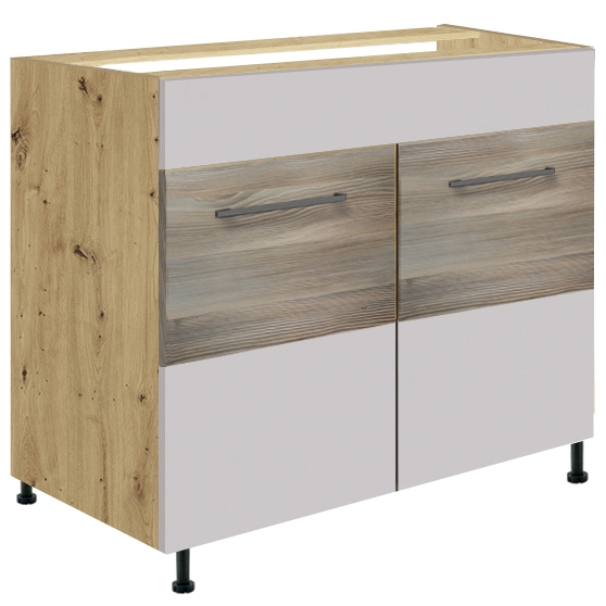 Szafka pod zlewozmywak 2 drzwi 90 cm IL-13D INFINITY LATTE Podstawowe