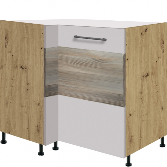 Szafka dolna stojąca narożna 1 drzwi Prawa 14D INFINITY LATTE Podstawowe