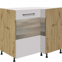 Szafka dolna stojąca narożna 1 drzwi Lewa 15D INFINITY LATTE Podstawowe