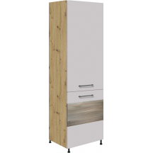 Szafka dolna wysoka słupek pod zabudowę lodówki 60 cm 21D INFINITY LATTE Podstawowe