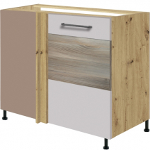 Szafka dolna stojąca narożna 1 drzwi Prawa 25D INFINITY LATTE Podstawowe