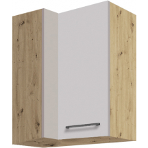 Szafka górna wisząca narożna 1 drzwi Prawa 45G INFINITY LATTE Podstawowe