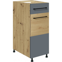 Szafka dolna stojąca 1 szuflada 1 drzwi 30 cm IG-1D INFINITY GRAY Podstawowe