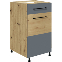 Szafka dolna stojąca 1 szuflada 1 drzwi 40 cm IG-2D INFINITY GRAY Podstawowe