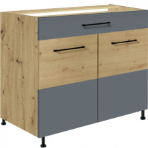 Szafka dolna stojąca 1 szuflada 1 drzwi 90 cm IG-7D INFINITY GRAY Podstawowe