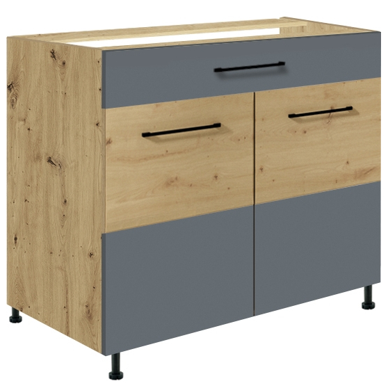 Szafka dolna stojąca 1 szuflada 1 drzwi 90 cm IG-7D INFINITY GRAY Podstawowe