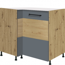 Szafka dolna stojąca narożna 1 drzwi Prawa 14D INFINITY GRAY Podstawowe