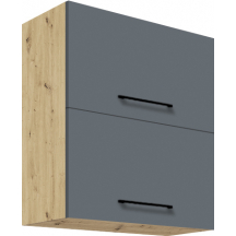 Szafka górna wisząca 2 klapy 60 cm 47G INFINITY GRAY Podstawowe