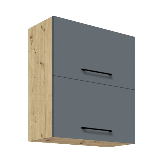 Szafka górna wisząca 2 klapy 60 cm 47G INFINITY GRAY Podstawowe