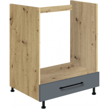 Szafka dolna stojąca pod zabudowę piekarnika 17D INFINITY GRAY Podstawowe