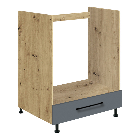 Szafka dolna stojąca pod zabudowę piekarnika 17D INFINITY GRAY Podstawowe