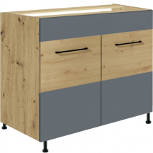 Szafka pod zlewozmywak 2 drzwi 90 cm IG-13D INFINITY GRAY Podstawowe