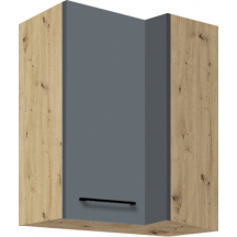 Szafka górna wisząca narożna 1 drzwi Lewa 44G INFINITY GRAY Podstawowe