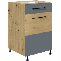 Szafka dolna stojąca 1 szuflada 1 drzwi 45 cm IG-3D INFINITY GRAY Podstawowe