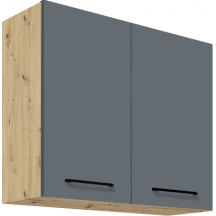 Szafka górna wisząca 2 drzwi 80 cm 43G INFINITY GRAY Podstawowe