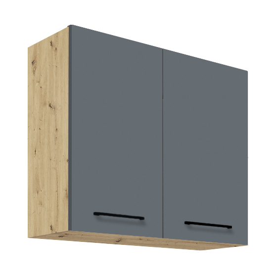 Szafka górna wisząca 2 drzwi 80 cm 43G INFINITY GRAY Podstawowe