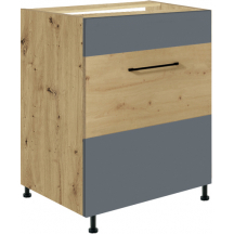 Szafka pod zlewozmywak 1 drzwi 60 cm IG-11D INFINITY GRAY Podstawowe