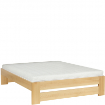 Łóżko drewniane bukowe 140 x 200 LK187 bez zagłówka Podstawowe