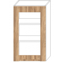 Szafka górna wisząca z witryną 1 drzwi WS.. ZOYA Podstawowe (1)