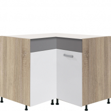 Szafka dolna stojąca narożna 1 drzwi GLO-16D GLOBAL Podstawowe