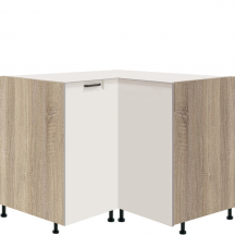 Szafka dolna stojąca narożna 1 drzwi 16D FAVORIT BIEL Podstawowe