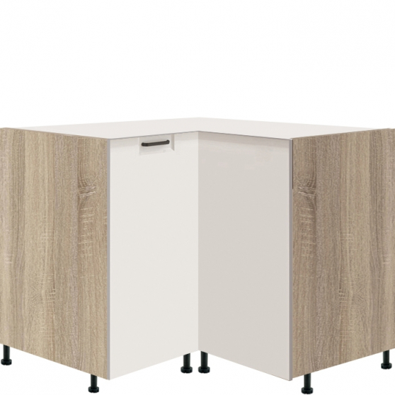 Szafka dolna stojąca narożna 1 drzwi 16D FAVORIT BIEL Podstawowe