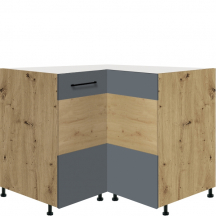 Szafka dolna stojąca narożna 1 drzwi 16D INFINITY GRAY Podstawowe