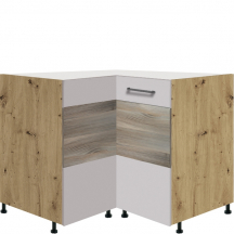 Szafka dolna stojąca narożna 1 drzwi 16D INFINITY LATTE Podstawowe